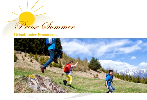 Haus Isabell Fiss Preise Sommer